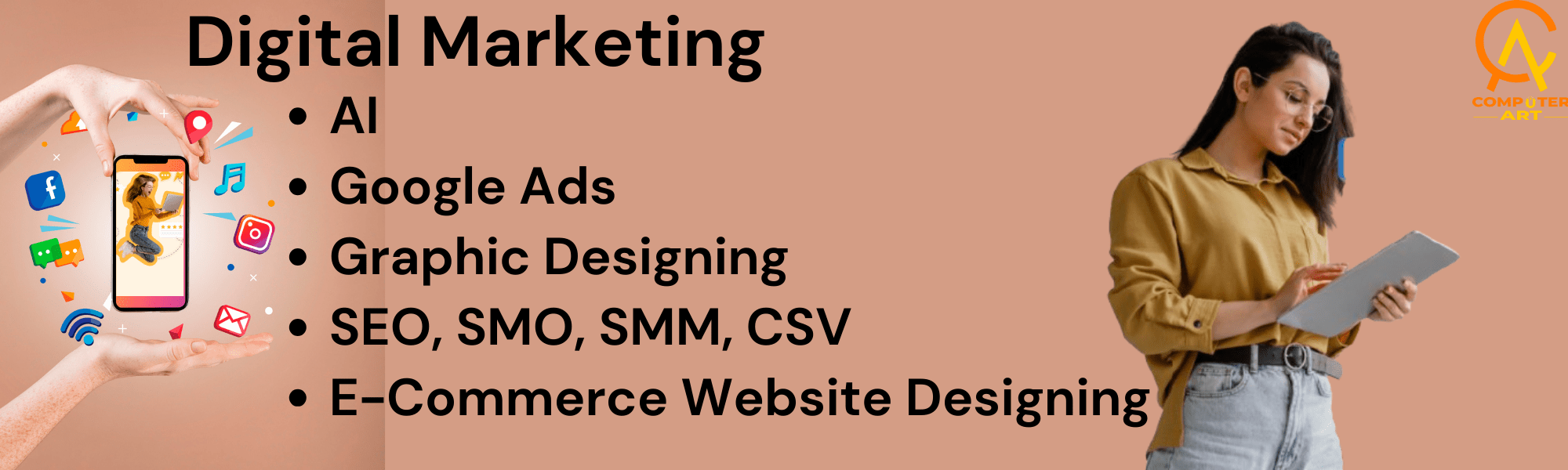 digital marketing google ads grapchic designing sco