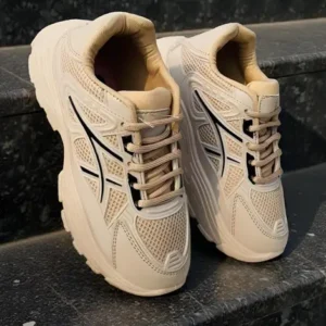 Fabbmate Casual Sports shoes White Sneakers for Women Girls White Shoes Sneakers For Women (Beige , 5)