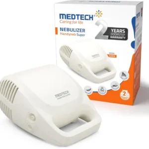 Medtech Handyneb Super Compressor Machine with Kit for Adult and Kids Nebulizer (White
